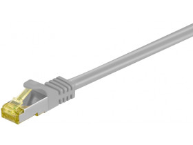 Kabel Patchcord CAT 7 S/FTP PIMF (z wtykami CAT 6a RJ45/RJ45) 0.25m...