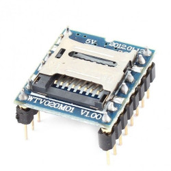 WTV020 MP3 Sound Player Module - with SD Card Reader - Arduino