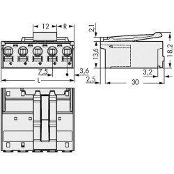 WAGO 2092-3525/002-000 picoMAX&#xAE; 7.5 Male 5P