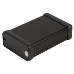 Hammond 1455C802BK Extruded Aluminium Enclosure 82 x 54 x 23mm Black