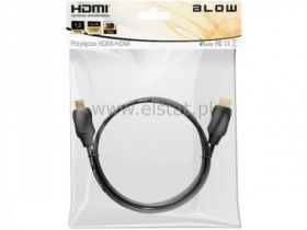 Kabel HDMI - HDMI 1,5m złocone końcówki