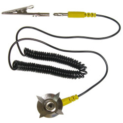 Przewód uziemiający z krokodylem do mata antystatyczna ESD