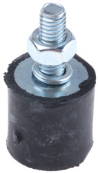 Podstawka antywibracyjna M6 średnica 20mm wysokość całkowita 38mm Cylinder męski-żeński