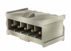 Wtyk PCB 5-pinowe raster: 2.54mm -rzędowe Samtec Przewlekany