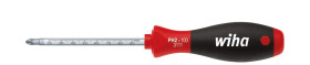 Wiha Wkrętak SoftFinish Phillips z trzonem okrągłym i laserową podziałką milimetrową PH2 x 100 mm 31112100 35398