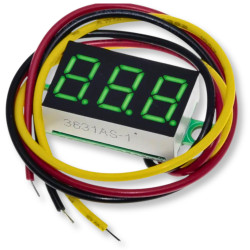 Woltomierz miernik cyfrowy 0-100V LED z zielonym wyświetlaczem 0.28" 4-30V