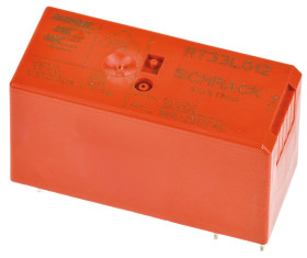 Przekaźnik mocy 12V dc SPST TE Connectivity, montaż PCB 360Ω Otwór przezierny