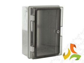Obudowa hermetyczna natynkowa 221x311x137 mm drzwi transparentne płyta montażowa IP65 C.1600-P PAWBOL