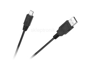 Kabel poł. USB typA na mini USB 1m