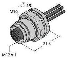 Turck 6935099 Złącze niekonfekcjonowane czujnika/aktuatora EC-FKFDE4-1/16, 10 szt.