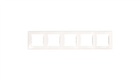 Sedna Ramka Pięciokrotna Biała Pozioma Sdn5800921