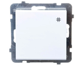 SONATA Łącznik krzyżowy biały ŁP-4R/m/00