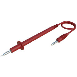 SKS Hirschmann 934157101 Test Lead 4mm plug 1m Red flexible 1pc
