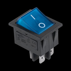 Przełącznik KCD4 ON-OFF 4pin niebieski
