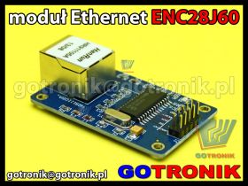 Moduł Ethernet z kontrolerem ENC28J60