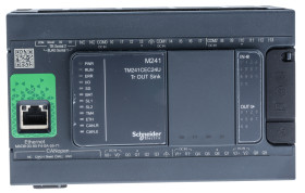 Sterownik programowalny PLC Schneider Electric Modicon M241 14 10 Ethernet, RS232, RS485, USB Tranzystor 128 MB