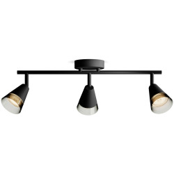 Philips 8720169300019 Cleft Ceiling Floodlight GU10 Black Adjustable Heads