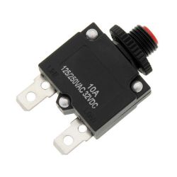 Wyłącznik nadprądowy 10A 250V MR1 bezpiecznik termobimetaliczny / 3930