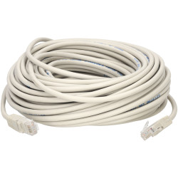 TruConnect TRUP5E20.0GY 20mtr CAT 5E UTP PVC Full Copper Patch Lead - Grey