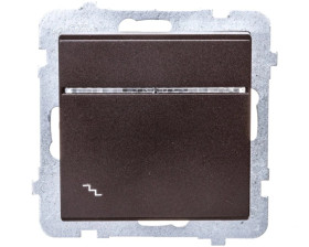 SONATA Łącznik schodowy z podświetleniem czekoladowy metalik ŁP-3RS/m/40