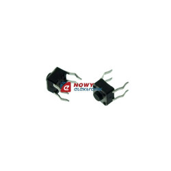 Mikroswitch TACTS45H38B160 Łącznik H-3,8mm 4,5x4,5 przycisk czarny