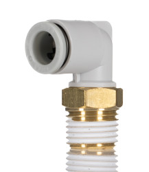 Złączka pneumatyczna R 1/4 męskie Wciskane 8 mm SMC Adapter gwintowany kolankowy R 1/4 męskie