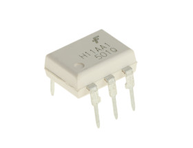 Transoptor H11AA1M z tranzystorem 1-kanałowy AC 20% PDIP 6 onsemi