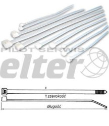 Opaska Kablowa 2,5x100mm GT biaĹ‚a op=100szt.