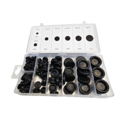 Zestaw zaślepek gumowych 170 Szt Zaslepki, przelotki