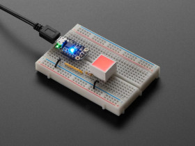 Adafruit Diffused Red Indicator LED - 15mm Square