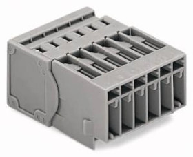 Wtyk X-COM 4-biegunowy szary raster 5mm 769-604 /100szt./