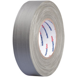 HellermannTyton 712-00206 HelaTape Tex - Textile Tape - Grey - 19mm x 10m