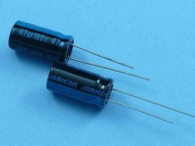 47uF/160V 100SZT 10x20 105° JAM ELKO