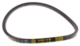 Pas napędowy, profil A, materiał: PET, guma, 13mm x 8mm x 660mm, RS PRO