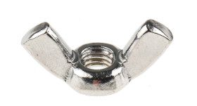 Nakrętka motylkowa gwint M6 A4 316 długość skrzydła 30mm Stal nierdzewna RS PRO