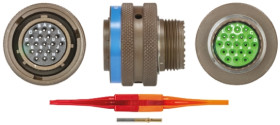 Złącze 19-pinowe Męski Souriau Sunbank by Eaton Żeński Montaż na kablu MIL-DTL-38999 rozmiar 15