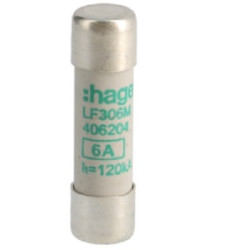 Bezpiecznik 6A 10 x 38mm 500V Hager