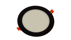 Panel Led Okrągły Gerd 12W 4000K Czarny