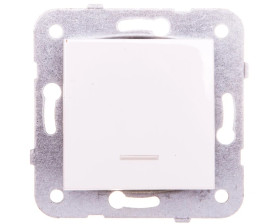 Karre Przycisk Podświetlany, Kolor Biały / 90963614