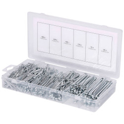 KS Tools 970.0330 Split Pins Assortment, 1.5X25-4.0X60mm, 1000 Pcs
