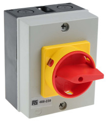 Przełącznik izolacyjny 4-biegunowy-biegunowy 40A RS PRO Szyna DIN 15kW