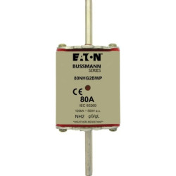 Wkładka bezpiecznikowa, nożowa, LV, 80 A, AC 500 V, 120 kA, NH2, gL/gG, IEC, 80NHG2BWP