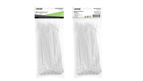Opaski Zaciskowe 2,5Mm / 150Mm Białe 100 Szt. Voz-25150W Vayox