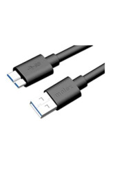 Molex Kabel USB z gniazdem IC Męski Złącze A USB typu A Złącze B Micro USB typ B Męski dł. 1.5 m USB 3.0 kolor: Czarny