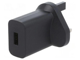 Zasilacz impulsowy: sieciowy, wtykowy, 5VDC, 2,1A, 10W, UK