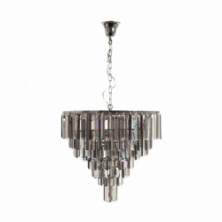 Lampa wisząca VERSAILLES kolor chrom/przezroczysty dymiony metal/szkło, 20xE14 IP20 17701/20 Zuma Line