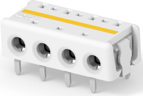 Connector, 4 pole, pitch 0.16 mm, straight, natural, 2106489-4