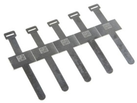 Spinka do kabli Zacisk z blokadą, 19.3mm, materiał: Aluminium, Samoprzylepny, 89 x 25.4 x 8mm, RS PRO