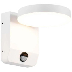 Lampa ścienna okrągła, kinkiet 350st LED 17W 2520lm 4000K biały z czujnikiem ruchu barwa NW biała neutralna IP65 V-TAC VT-11020S