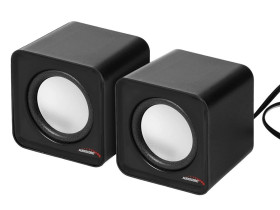 Głośniki komputerowe 6W USB SilveriBlack Audiocore AC870 B AC870